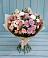 Букет цветов из: Хризантемы, Розы и Альстромерии в Радуге
