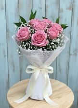 Букет цветов из:  Розы в Радуге