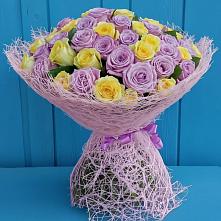 Букет 101 Волшебный Миг в Радуге