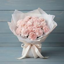 Букет цветов из:  Гвоздики в Радуге