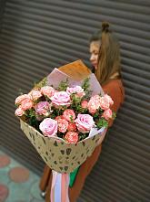 Букет цветов из:  Розы #REPLACE_PRED# Радуге