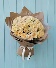 Букет Кремовое облако в Радуге