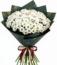 Букет цветов из:  Хризантемы в Радуге