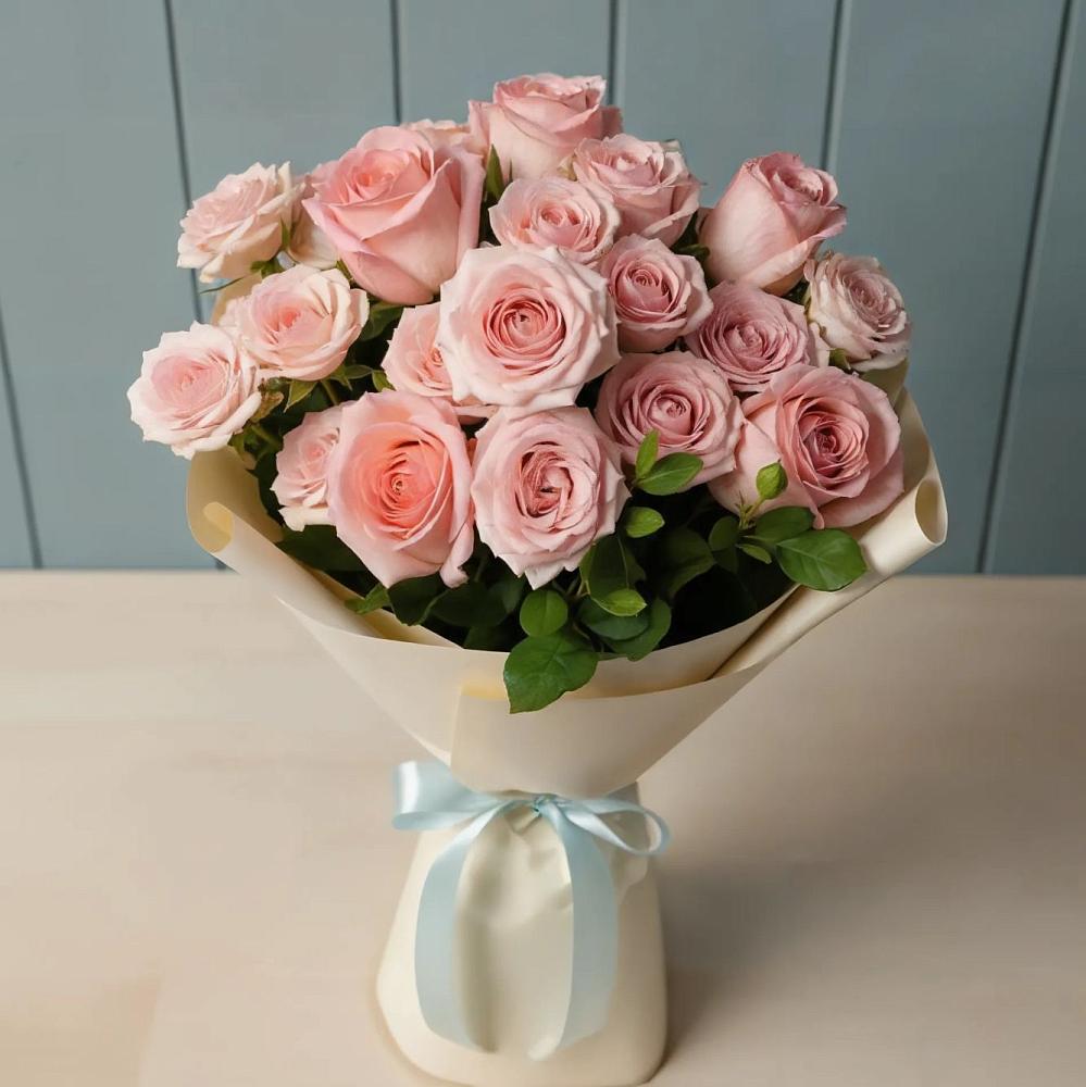 Букет Розовый шарм в Радуге